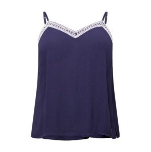 ABOUT YOU Curvy Top 'Juliette'  tmavomodrá / biela