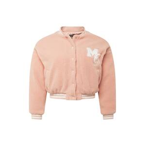 Missguided Plus Prechodná bunda  ružová / biela