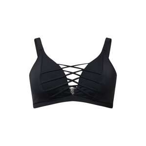 Swim by Zizzi Bikinový top 'Stris'  čierna