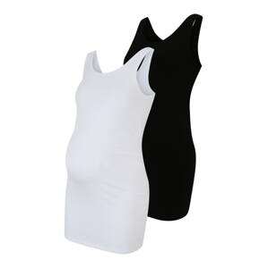 Only Maternity Top  čierna / biela