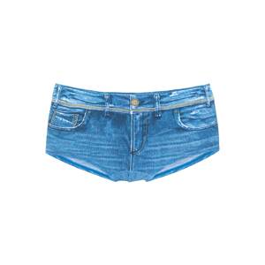 KangaROOS Bikinové nohavičky  modrá denim