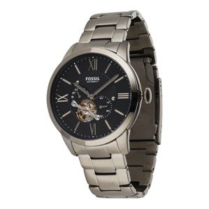 FOSSIL Analógové hodinky 'Townsman Auto'  sivá / čierna