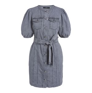 SET Košeľové šaty  sivý denim