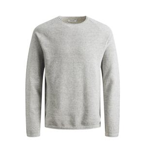 JACK & JONES Sveter 'JJEHill'  sivá melírovaná