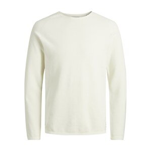 JACK & JONES Sveter 'JJEHill'  prírodná biela