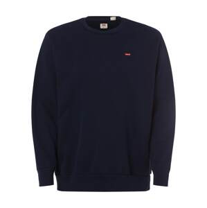 Levi's® Big & Tall Mikina 'Original Housemark Crewneck Sweatshirt '  námornícka modrá / červená / biela