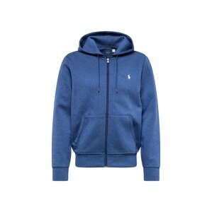 Polo Ralph Lauren Tepláková bunda  modrá melírovaná / biela