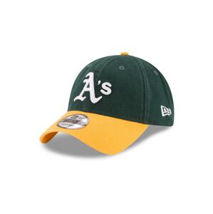 NEW ERA Čiapka 'CLASSIC 2.0'  tmavožltá / tmavozelená / biela