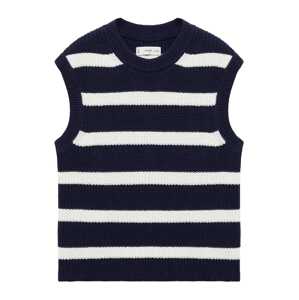 MANGO KIDS Sveter 'CHLOE'  námornícka modrá / biela