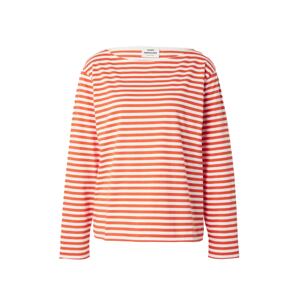 MADS NORGAARD COPENHAGEN Tričko  oranžová melírovaná / biela