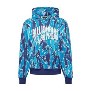 Billionaire Boys Club Mikina  námornícka modrá / azúrová / biela