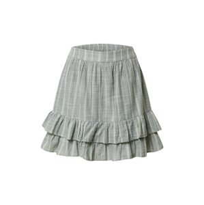 VERO MODA Sukňa 'ATHENA'  tmavozelená / biela