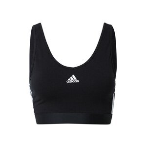 ADIDAS SPORTSWEAR Športová podprsenka 'Essentials'  čierna / biela