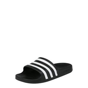 ADIDAS PERFORMANCE Plážové / kúpacie topánky 'Adilette Aqua'  čierna / biela