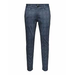 Only & Sons Chino nohavice 'ONSMark'  námornícka modrá / tmavomodrá / biela