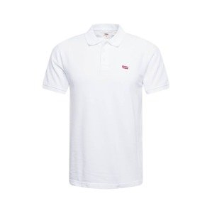 LEVI'S ® Tričko 'Housemark Polo'  ohnivo červená / biela