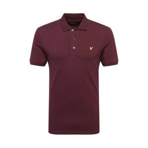Lyle & Scott Tričko  žltá / burgundská