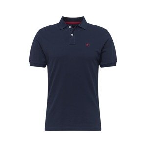 Hackett London Tričko  tmavomodrá / červená
