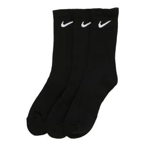 NIKE Športové ponožky  čierna / biela