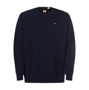 Levi's® Big & Tall Mikina 'Original Housemark Crewneck Sweatshirt '  námornícka modrá / červená / biela