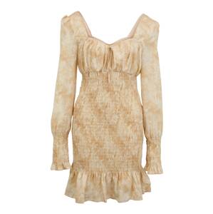 Missguided Tall Šaty  krémová / žltá