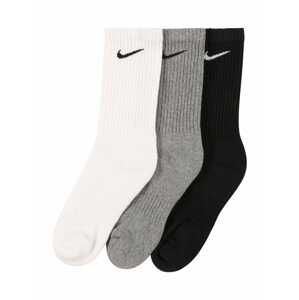 NIKE Športové ponožky 'Everyday'  sivá melírovaná / čierna / biela