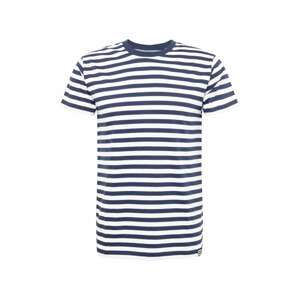 MADS NORGAARD COPENHAGEN Tričko  tmavomodrá / biela