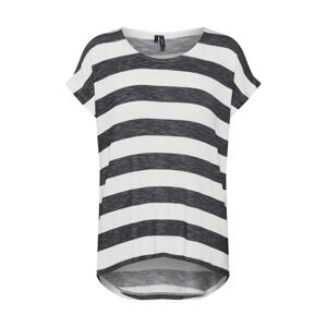 VERO MODA Tričko 'VMWide'  čierna / biela