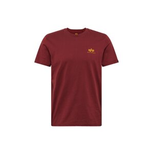 ALPHA INDUSTRIES Tričko  burgundská