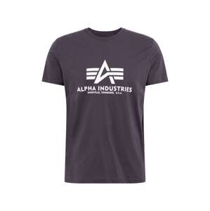 ALPHA INDUSTRIES Tričko  tmavosivá