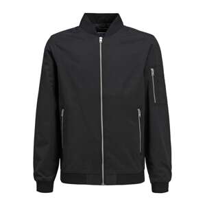Jack & Jones Junior Prechodná bunda 'JJERush'  čierna