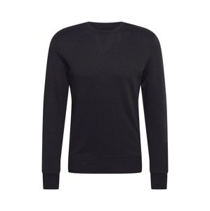 JACK & JONES Mikina  čierna / biela
