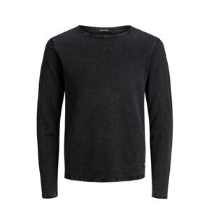 JACK & JONES Sveter 'JJLeo'  čierna