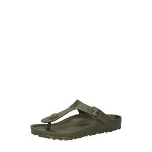 BIRKENSTOCK Žabky 'Gizeh'  kaki