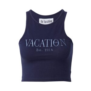 On Vacation Club Top  námornícka modrá / svetlomodrá