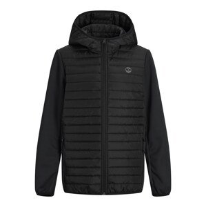 Jack & Jones Junior Prechodná bunda 'JJEMulti'  sivá / čierna