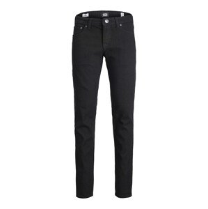 Jack & Jones Junior Džínsy 'JJIGlenn'  čierny denim
