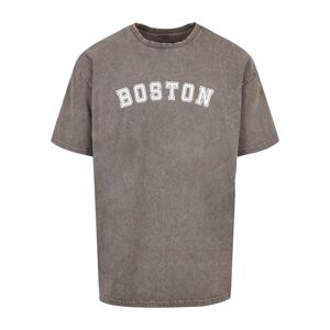 Merchcode Tričko 'Boston X'  farby bahna / biela