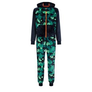 WE Fashion Pyžamo  tmavomodrá / zelená / oranžová