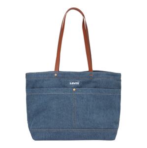 LEVI'S ® Shopper  tmavomodrá / hnedá / biela