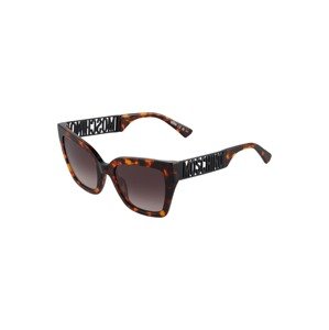 MOSCHINO Slnečné okuliare  gaštanová / tmavohnedá / oranžová