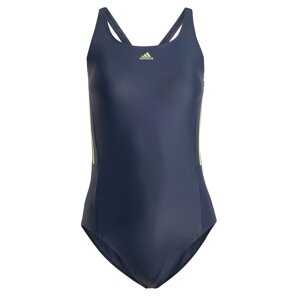 ADIDAS PERFORMANCE Športové jednodielne plavky  námornícka modrá / citrónová žltá