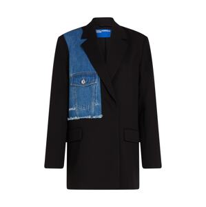 KARL LAGERFELD JEANS Blejzer  modrá denim / čierna