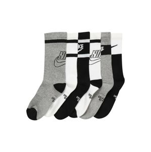 Nike Sportswear Ponožky  sivá / čierna / biela