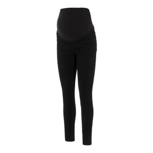 MAMALICIOUS Jeggings  čierny denim