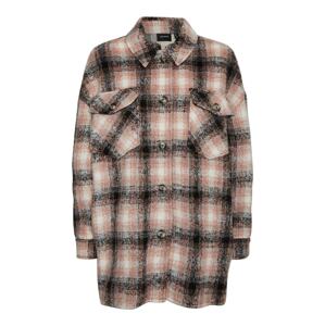 VERO MODA Prechodná bunda 'Luna'  rosé / čierna / biela