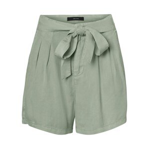 VERO MODA Plisované nohavice 'Mia'  pastelovo zelená