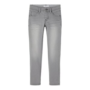 NAME IT Džínsy 'Silas'  sivý denim