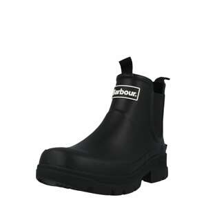 Barbour Chelsea čižmy 'Nimbus'  čierna / biela