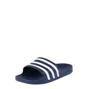 ADIDAS PERFORMANCE Plážové / kúpacie topánky 'Adilette Aqua'  tmavomodrá / biela